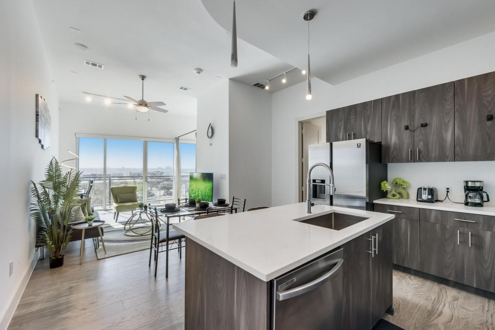 Snappy Loft Style 2Br I Gym I Parking I Workspace Dallas Ngoại thất bức ảnh